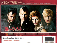 Tablet Screenshot of neontreestour.com